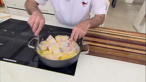 Pon el rape encima para que se empape bien paso 3