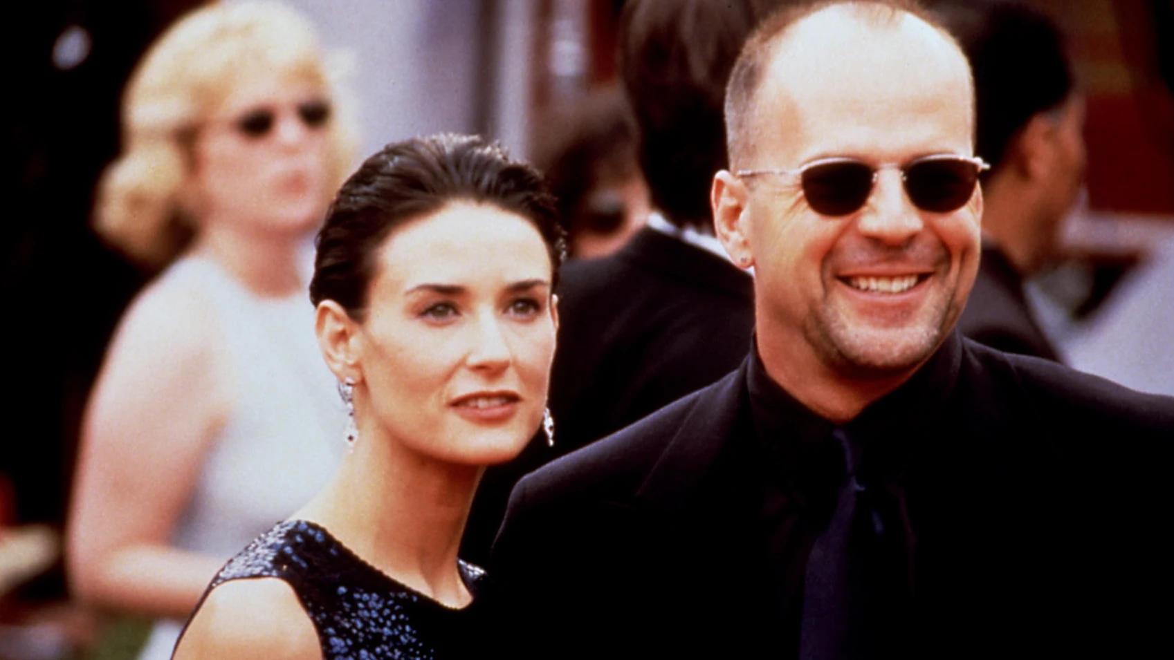 Demi Moore y Bruce Willis en los Premios Emmy de 1997 Demi Moore y Bruce Willis en los Premios Emmy de 1997