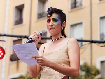 Alba Flores emocionada Alba Flores emocionada