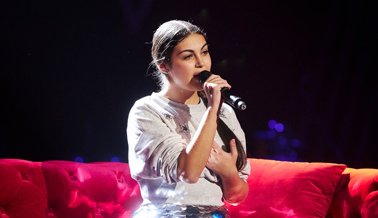 Energ&iacute;a y sensibilidad, Luc&iacute;a Baiz&aacute;n brilla con un tema de Pablo Albor&aacute;n en &lsquo;La Voz Kids&rsquo;