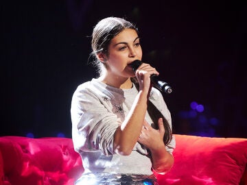 Energ&iacute;a y sensibilidad, Luc&iacute;a Baiz&aacute;n brilla con un tema de Pablo Albor&aacute;n en &lsquo;La Voz Kids&rsquo;
