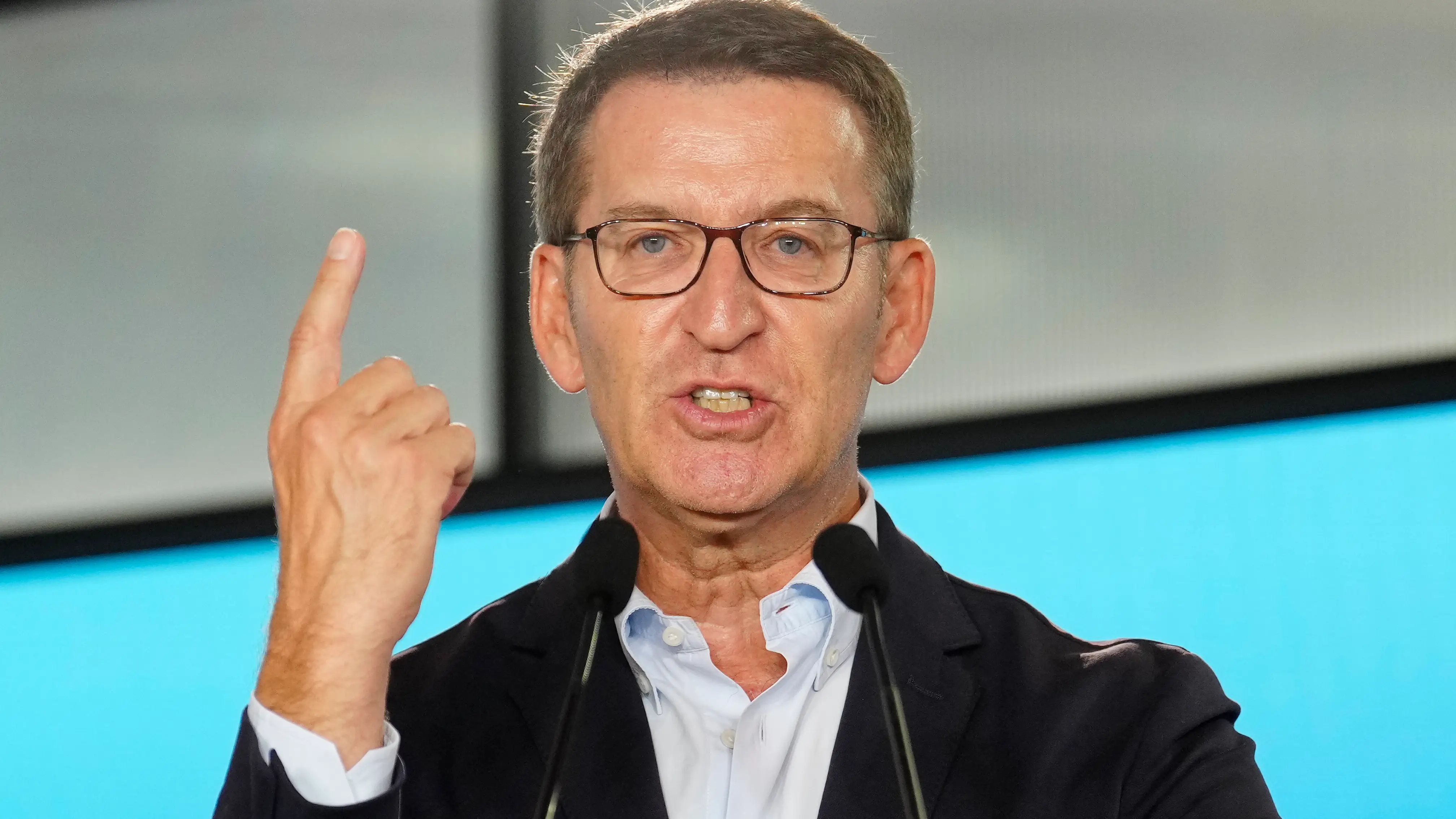 El l&iacute;der del PP, Alberto N&uacute;&ntilde;ez Feij&oacute;o