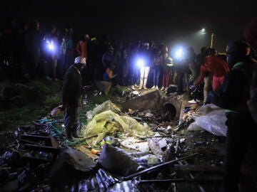 Imagen del accidente de tráfico en Kenia