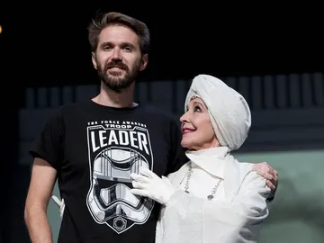 Concha Velasco junto a su hijo, Manuel Concha Velasco junto a su hijo, Manuel