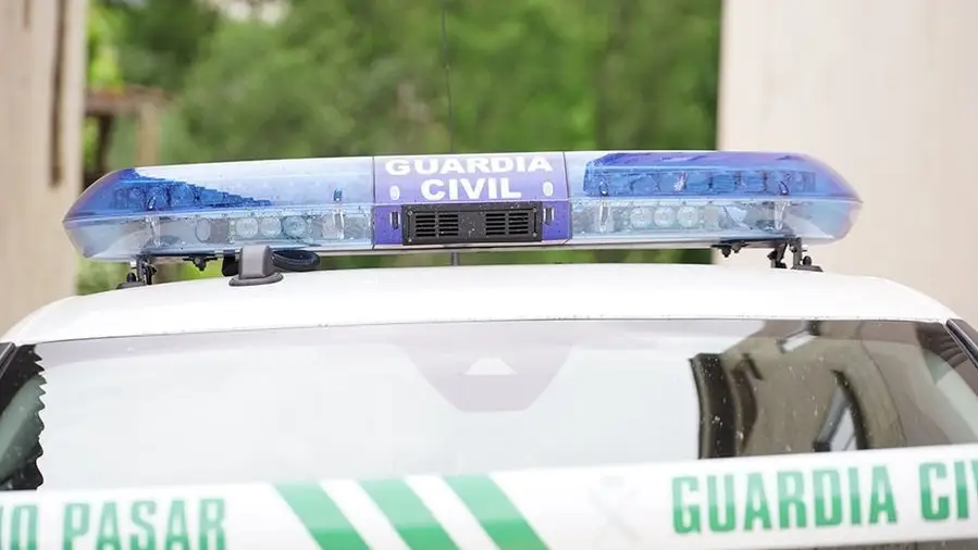 Imagen de archivo de un coche de la Guardia Civil Imagen de archivo de un coche de la Guardia Civil