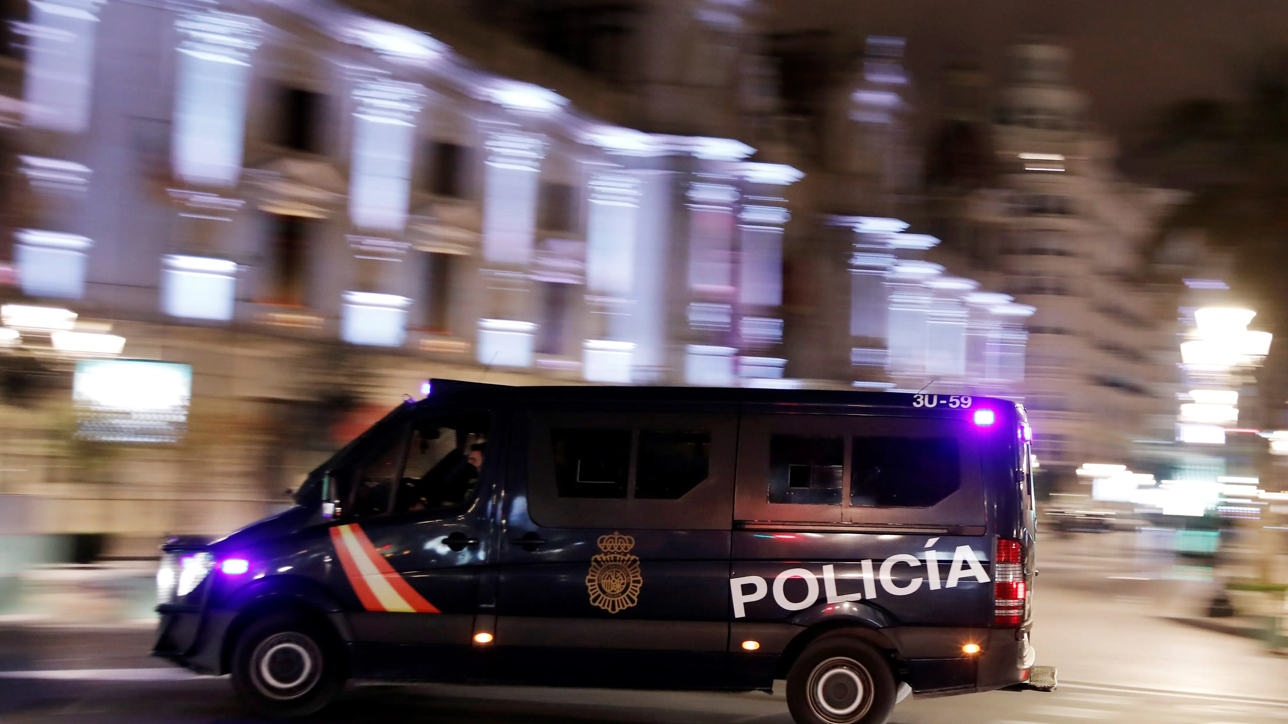 Imagen de archivo de un furg&oacute;n de la Polic&iacute;a Nacional