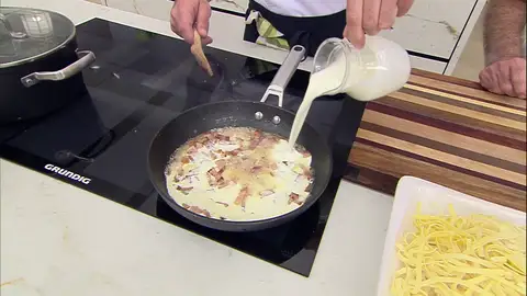 Añadimos la nata Añadimos la nata