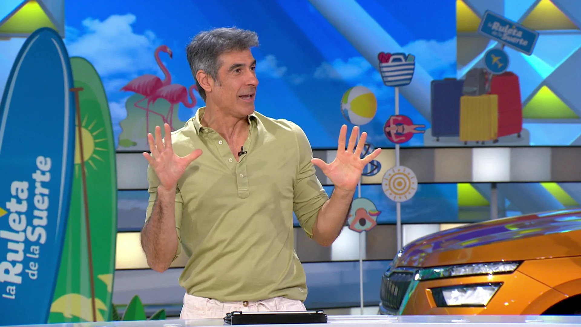 ¡El verano ya está aquí! Jorge Fernández alucina con la nueva ruleta del programa Arranca una nueva etapa en ‘La ruleta de la suerte’ ahora que empiezan a subir las temperaturas y llega una época del año querida por muchos.