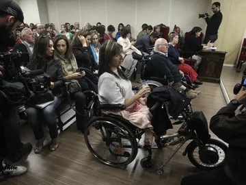 Varias víctimas de talidomida en un juicio contra la farmacéutica alemana Varias víctimas de talidomida en un juicio contra la farmacéutica alemana