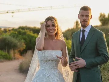 Edurne y David de Gea el día de su boda Edurne y David de Gea el día de su boda