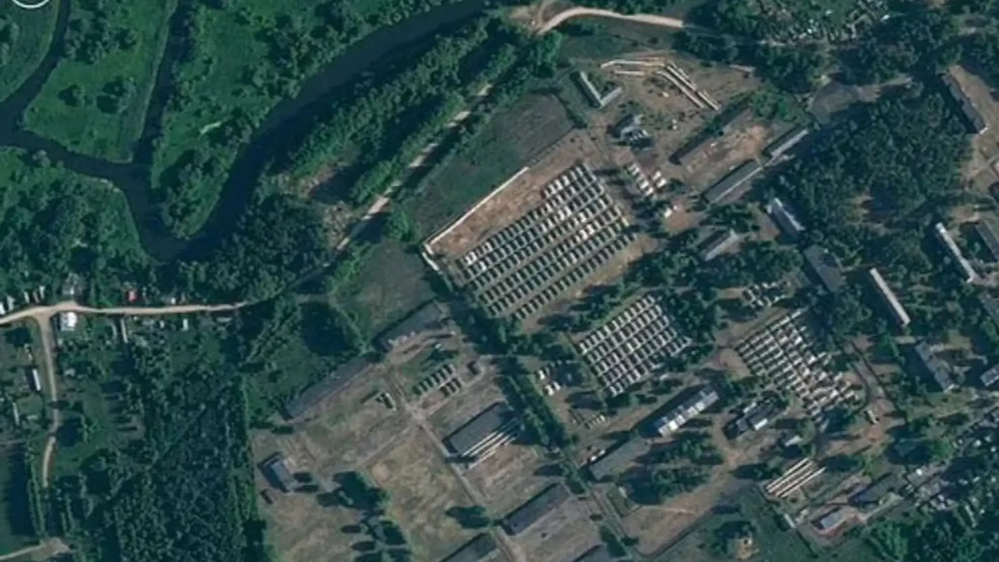 Imagen de una foto satelital de Bielorrusia Imagen de una foto satelital de Bielorrusia