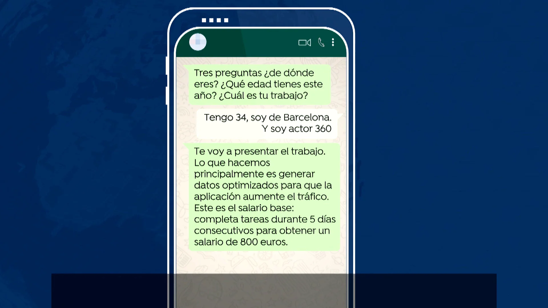 Estafa en Whastapp Estafa en Whastapp