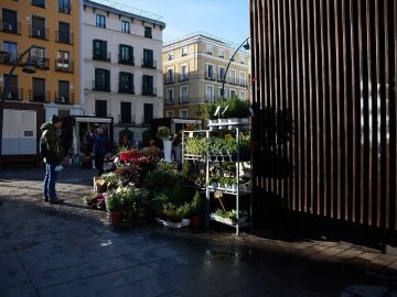 Imagen de archivo de la plaza de Tirso de Molina