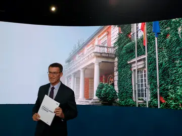 Alberto Núñez Feijóo, el líder del PP, este martes en Casa de América (Madrid) Alberto Núñez Feijóo, el líder del PP, este martes en Casa de América (Madrid)