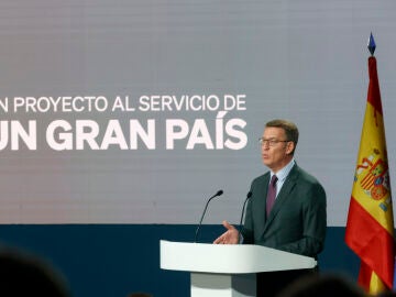 El presidente del PP, Alberto Núñez Feijóo