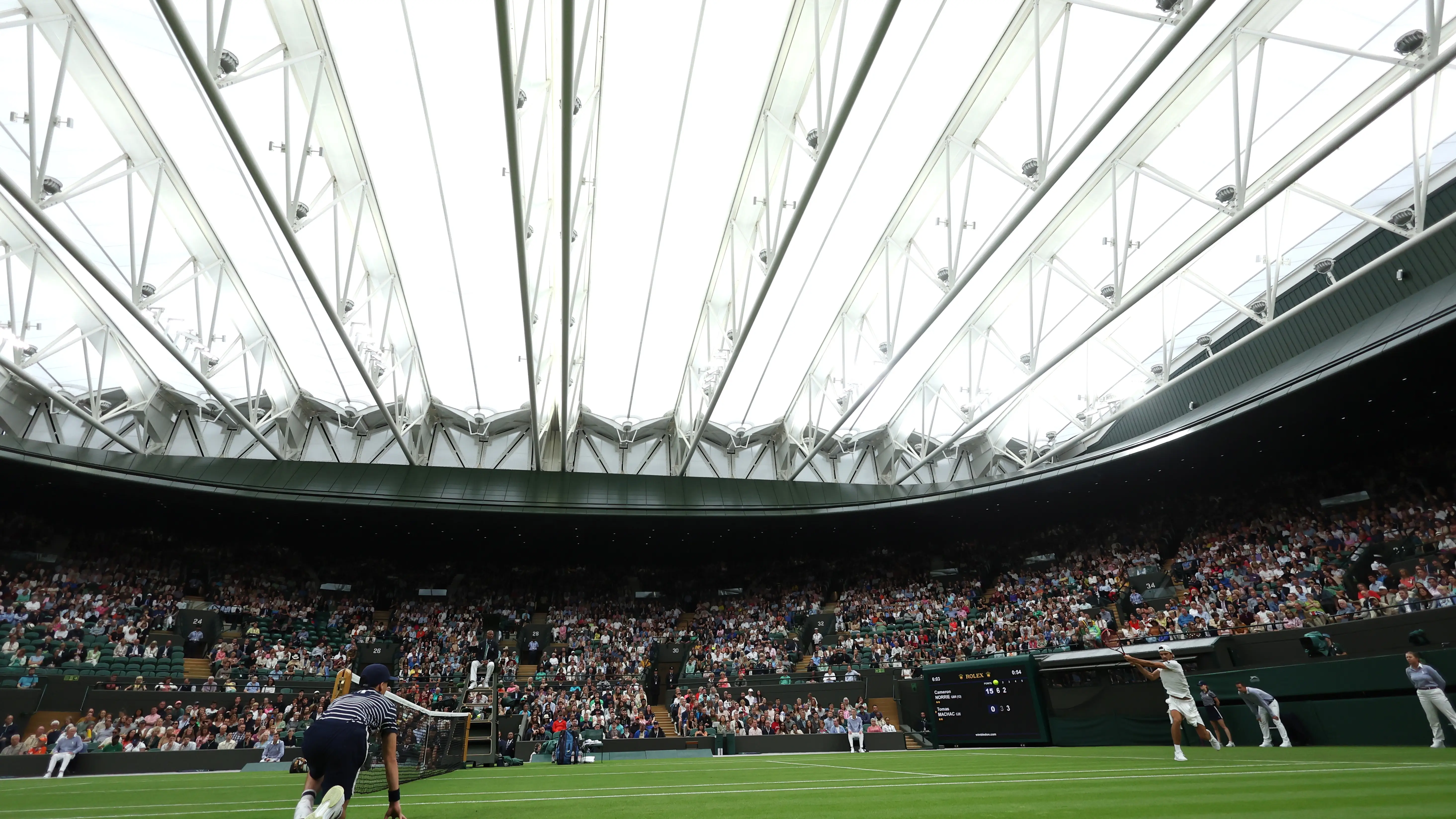 La pista central de Wimbledon La pista central de Wimbledon