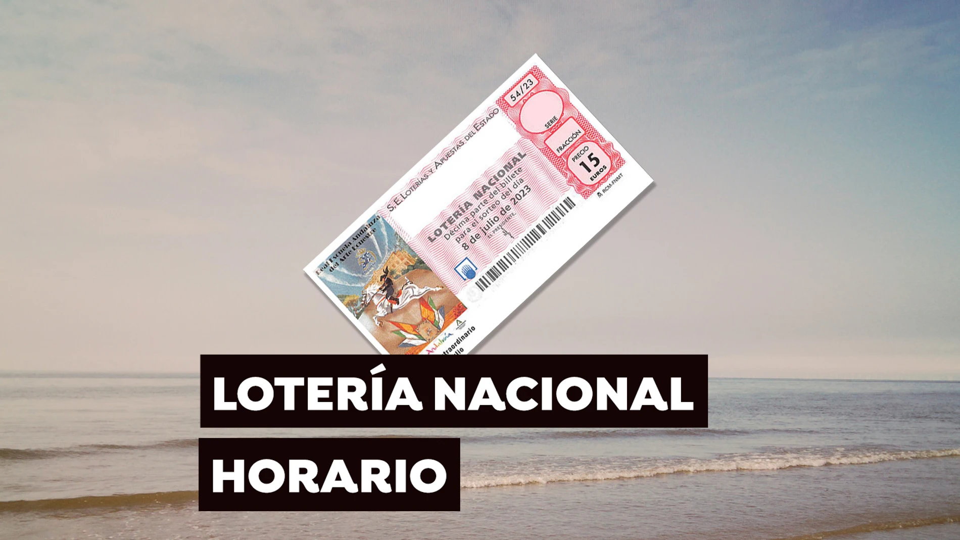 Horario del Sorteo Extraordinario de Julio de la Lotería Nacional