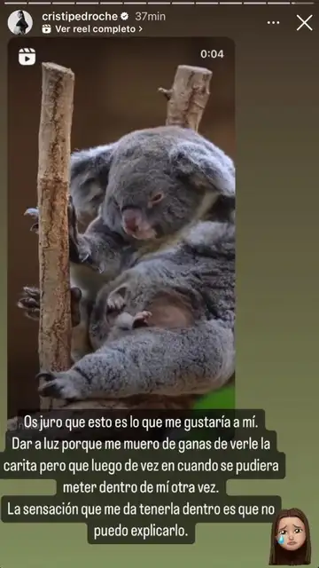 Cristina Pedroche explica cómo se siente ante el nacimiento de su hija Cristina Pedroche explica cómo se siente ante el nacimiento de su hija