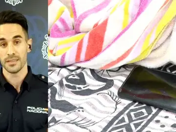 Un policía de paisano detiene a un carterista. Un policía de paisano detiene a un carterista.