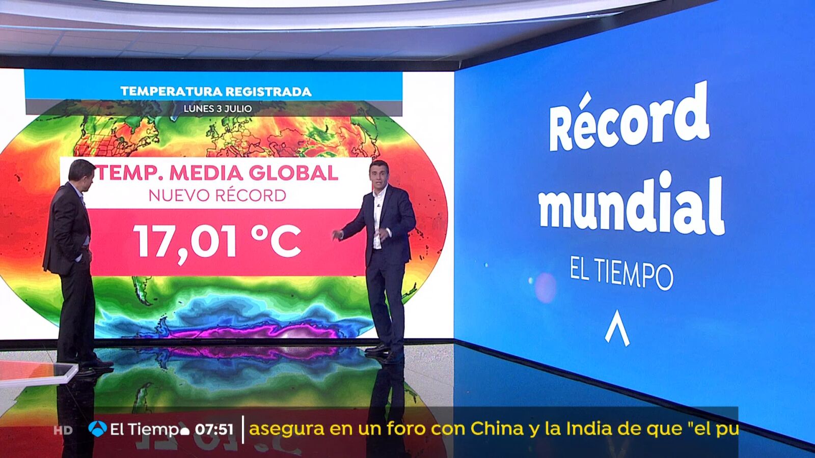 César Gonzalo anuncia un récord de calor: 