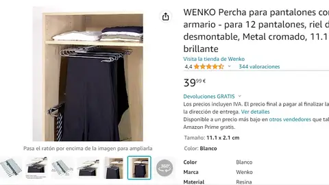 Pantalonero extraíble Pantalonero extraíble