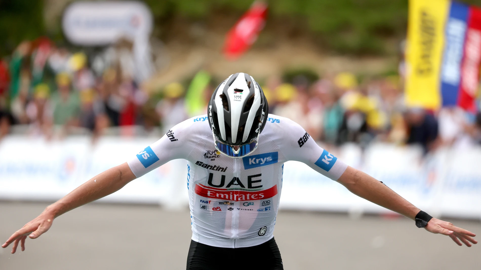 El ciclista esloveno Tadej Pogacar gana la 6ª etapa del Tour de Francia 2023