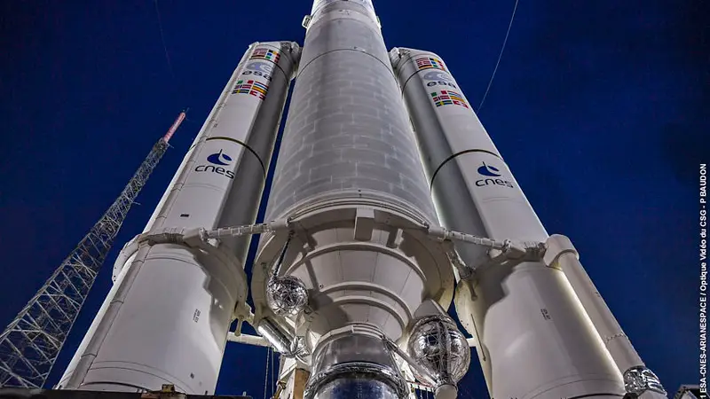 Imagen del cohete Ariane 5 Imagen del cohete Ariane 5