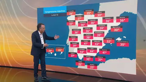 La previsión del tiempo de Roberto Brasero La previsión del tiempo de Roberto Brasero
