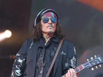 Johnny Depp con su banda 'Hollywood Vampires' Johnny Depp con su banda 'Hollywood Vampires'