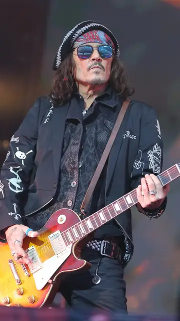 Johnny Depp con su banda 'Hollywood Vampires' Johnny Depp con su banda 'Hollywood Vampires'