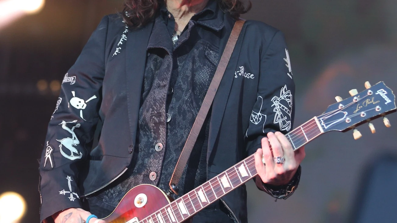 Johnny Depp con su banda 'Hollywood Vampires'