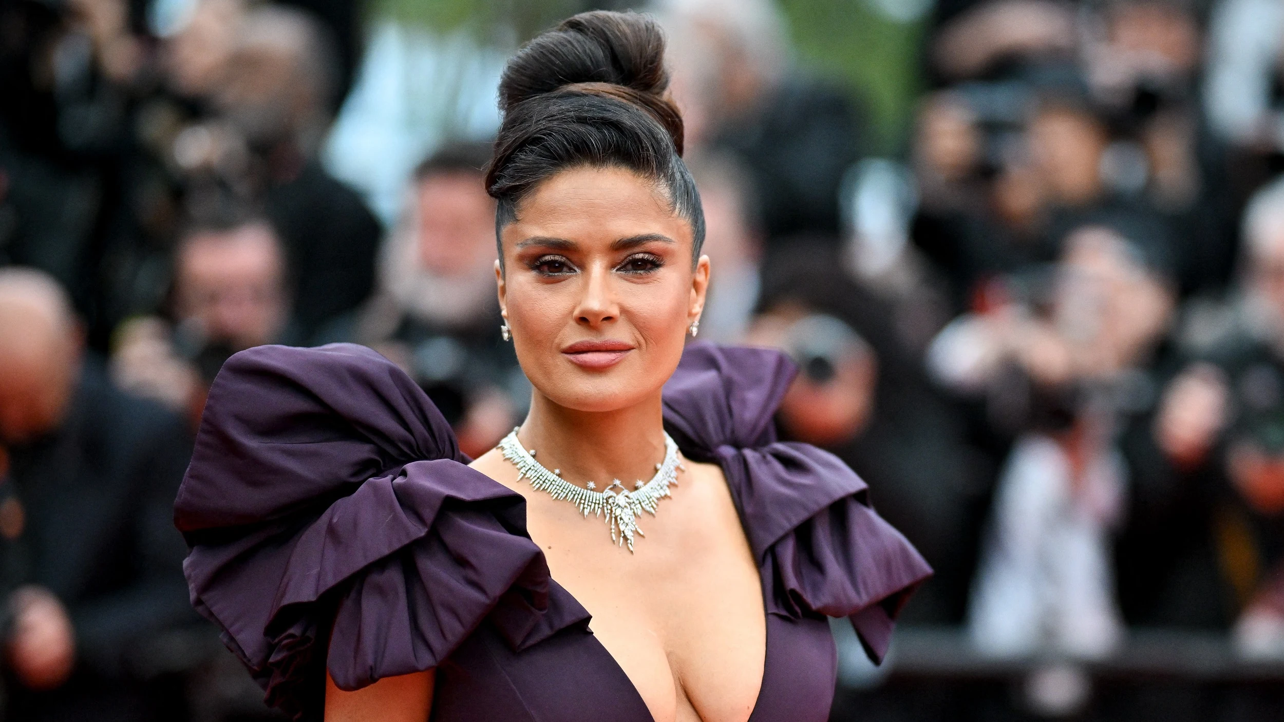 Salma Hayek en la 77 edici&oacute;n del Festival de Cannes