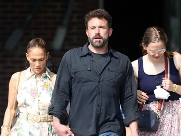 Jennifer Lopez, Ben Affleck y su hija Violet Jennifer Lopez, Ben Affleck y su hija Violet