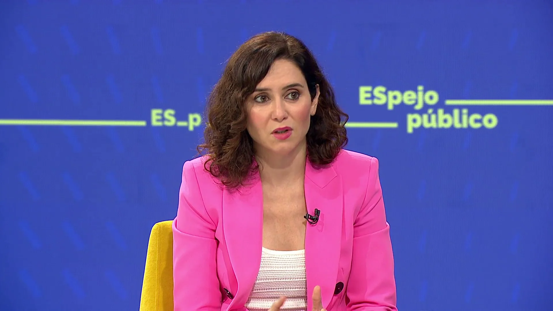 D&iacute;az Ayuso en 'Espejo P&uacute;blico'