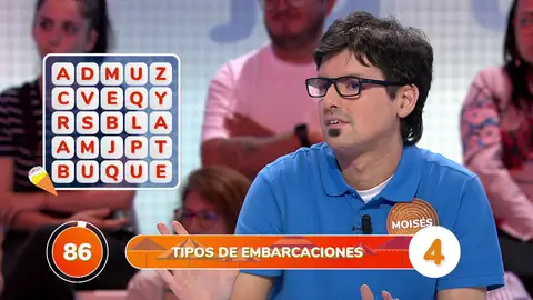 Moisés, penalizado: primera víctima del cambio en las reglas de ‘Pasapalabra’ Moisés, penalizado: primera víctima del cambio en las reglas de ‘Pasapalabra’