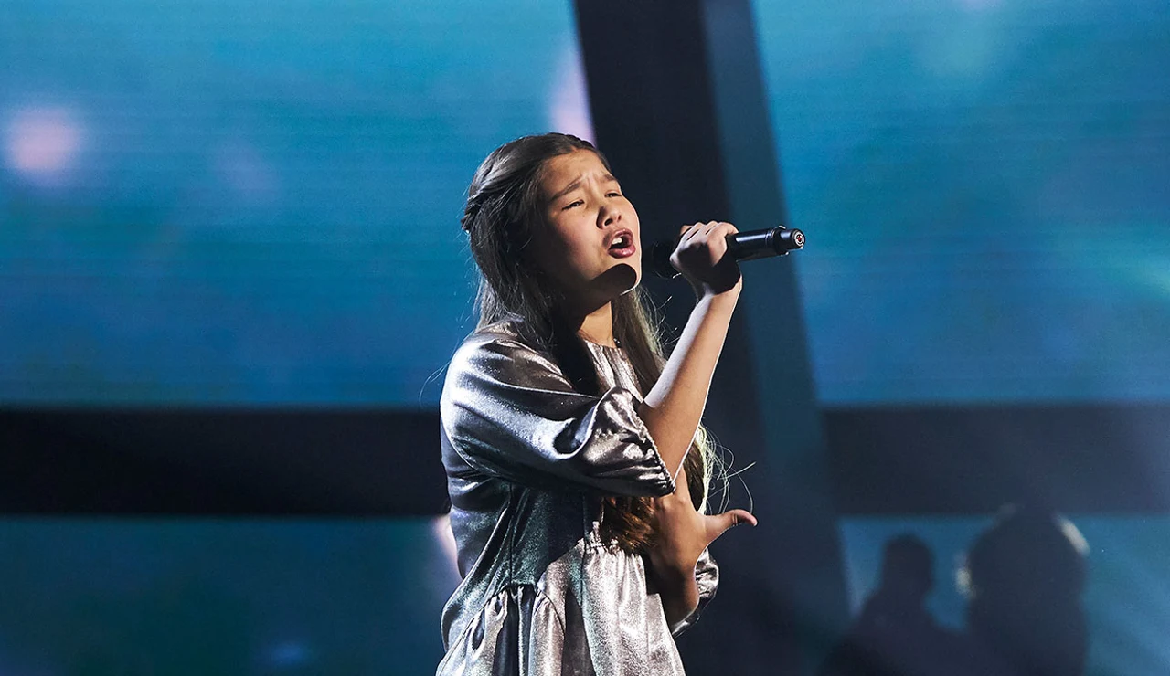 ¡Impresionante! La perfecta armonía de Zhanel eclipsa en la Gran Final de ‘La Voz Kids’