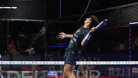 Arturo Coello, en acción en el Valencia Open Arturo Coello, en acción en el Valencia Open