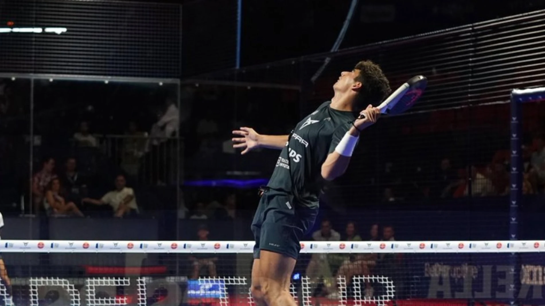 Arturo Coello, en acción en el Valencia Open Arturo Coello, en acción en el Valencia Open