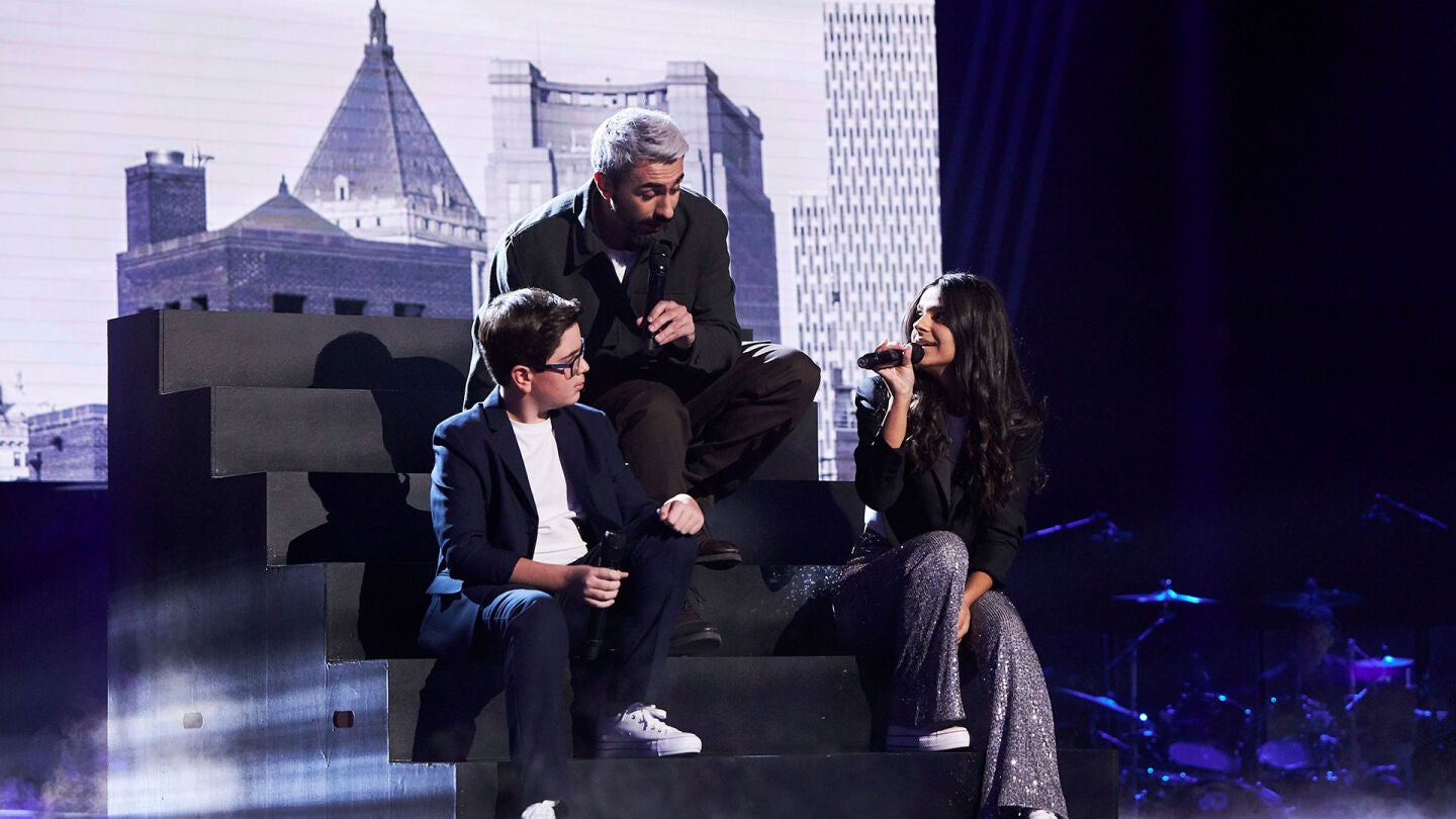 Rayden, poesía y sentimiento junto a Rubén y Béty en el escenario de ‘La Voz Kids’