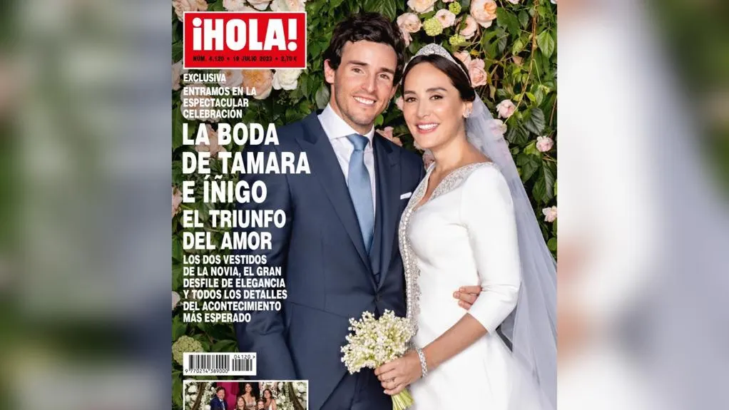 La boda de Tamara Falc&oacute;