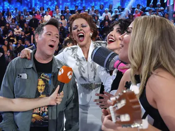 Contenido inédito: la actuación improvisada de Merche, Miriam Rodríguez y Andrea Guasch Contenido inédito: la actuación improvisada de Merche, Miriam Rodríguez y Andrea Guasch