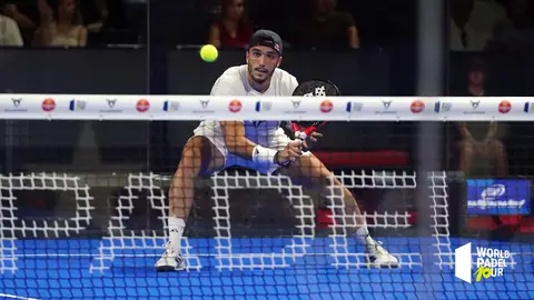 Ale Galán, en acción en el Valencia Open Ale Galán, en acción en el Valencia Open