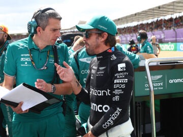 Fernando Alonso, en Silverstone