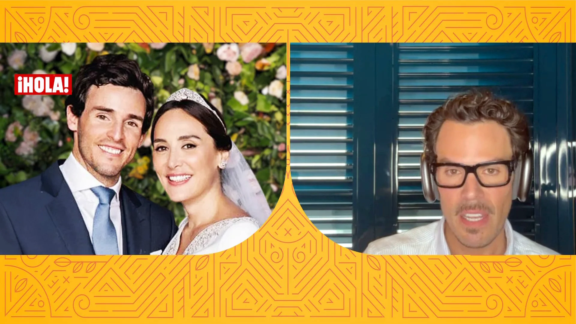Juan Avellaneda opina sobre el vestido de boda de Tamara Falcó: "No se parecía a ningún otro"