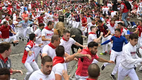 Quinto encierro de los Sanfermines 2023 Quinto encierro de los Sanfermines 2023