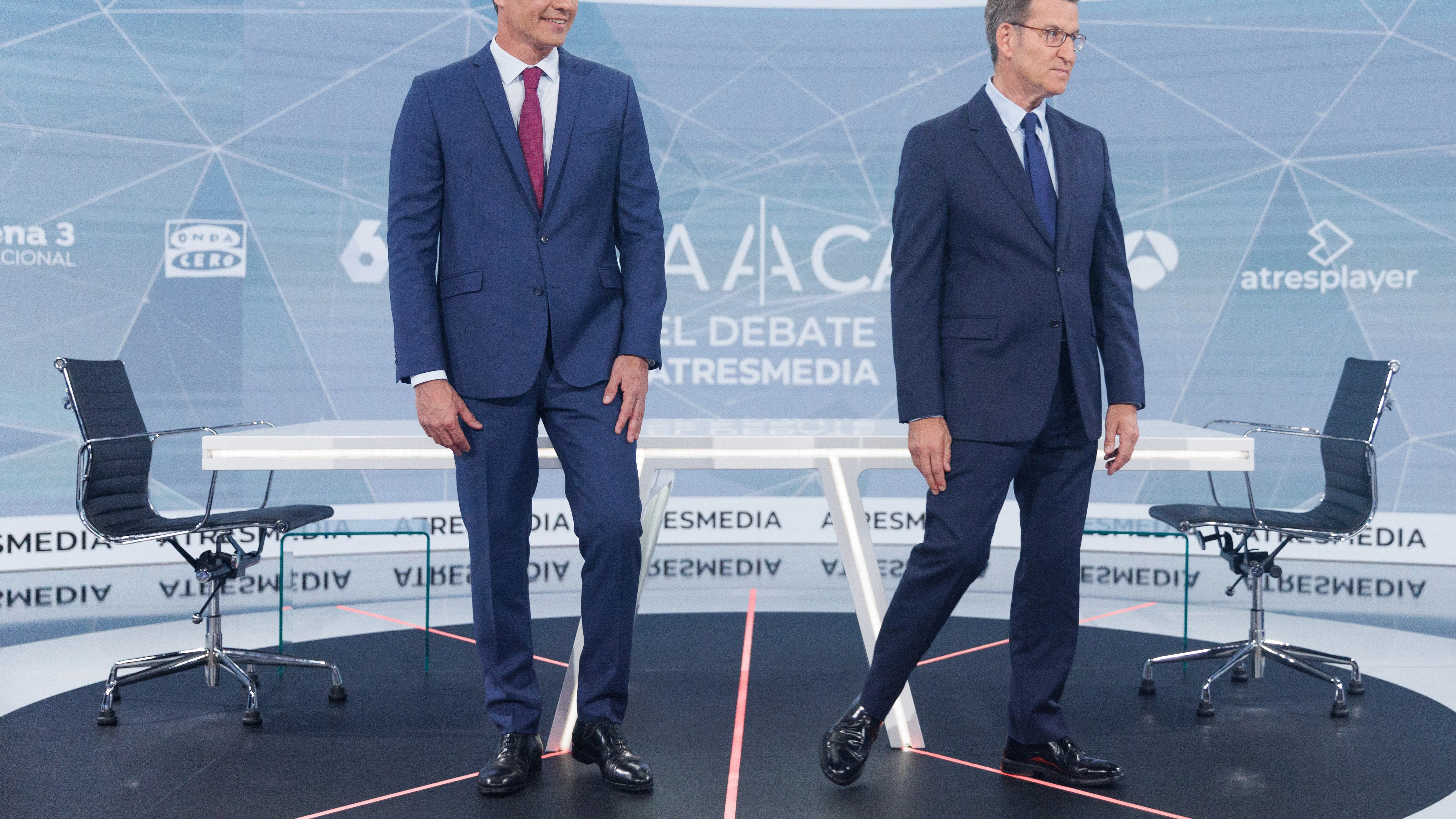 Pedro Sánchez y Alberto Núñez Feijóo Pedro Sánchez y Alberto Núñez Feijóo