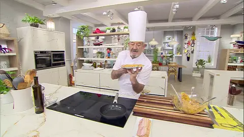 Trinxat con bacon, un homenaje a la gastronomía catalana de Karlos Arguiñano Trinxat con bacon, un homenaje a la gastronomía catalana de Karlos Arguiñano