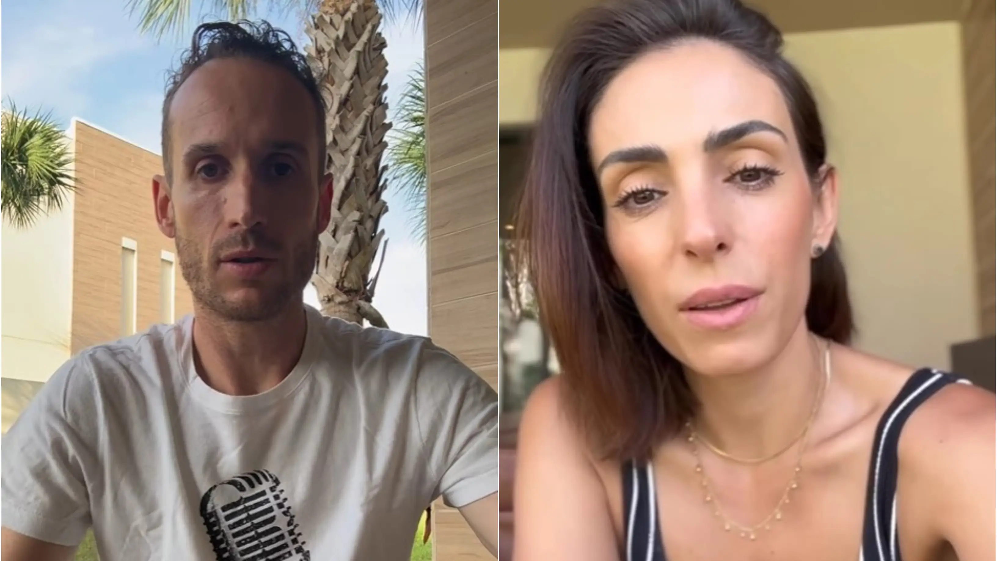 El jugador de baloncesto y su mujer El jugador de baloncesto y su mujer
