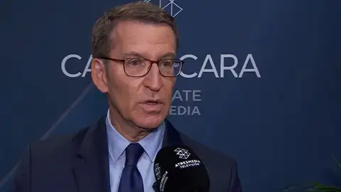 Feijóo en el cara a cara de Atresmedia Feijóo en el cara a cara de Atresmedia