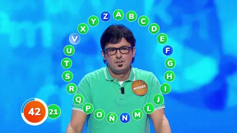 Moisés peca de avaricioso en ‘El Rosco’: se complica la vida por no firmar el empate Moisés peca de avaricioso en ‘El Rosco’: se complica la vida por no firmar el empate